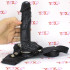 StrapOn per donna e imbracatura elastica nero 19 x 3,5 cm. - 2