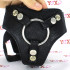 StrapOn per donna e imbracatura elastica nero 19 x 3,5 cm. - 4