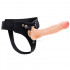 StrapOn per Donna con Imbracatura Elastica e Anello 18 x 3,5 cm. - 0