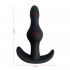 Deen - Cuneo Anale Progressivo da Passeggio in Silicone 8,2 x 2 cm. Nero - 2