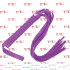 Kit BDSM Beginner Pack 3 Pezzi con Frusta, Manette e Maschera Lilla - 2