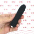 Bilie - Mini Vibratore Bullet con Guaina Stimolante in Silicone 10 x 2,5 cm. Nero - 0
