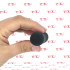 Bilie - Mini Vibratore Bullet con Guaina Stimolante in Silicone 10 x 2,5 cm. Nero - 2