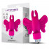 Monarch - Mini Vibratore da Dito a Forma di Farfalla in Silicone 10 cm. Fucsia - 3