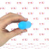 Bluesky - Vibratore 18,5 x 2,6 cm. Ricaricabile USB Azzurro - 2
