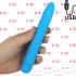 Bluesky - Vibratore 18,5 x 2,6 cm. Ricaricabile USB Azzurro - 0