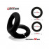 Cockring Doppio in Silicone - Diametro 4,9 e 4,5 cm. - 1