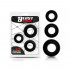 Beast Rings 3-Pack - Set di 3 Anelli Fallici in TPR 4, 4,8 5,6 cm. Nero - 0