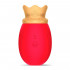 QueenRed - Succhia e Lecca Clitoride in Silicone 8,5 x 4,6 cm. Rosso - 3