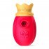 QueenRed - Succhia e Lecca Clitoride in Silicone 8,5 x 4,6 cm. Rosso - 1