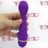 Massaggiatore/vibratore in silicone viola 16,5 x 3,5 cm. - 0