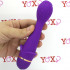 Massaggiatore/vibratore in silicone viola 16,5 x 3,5 cm. - 1