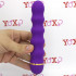 Vibratore in silicone viola con 5 bulbi 18 x 3,5 cm. - 0