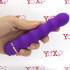 Vibratore in silicone viola con 5 bulbi 18 x 3,5 cm. - 2