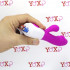 Omaggio Vibratore Rabbit Fucsia in Silicone 19,5 x 3,2 cm. - 4
