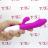 Vibratore Rabbit Fucsia in Silicone 19,5 x 3,2 cm. - 3