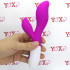 Vibratore rabbit Preston in silicone fucsia 20 x 3,4 cm. - 0