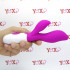 Vibratore rabbit Preston in silicone fucsia 20 x 3,4 cm. - 3