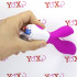 Vibratore rabbit Preston in silicone fucsia 20 x 3,4 cm. - 4