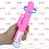 Broklyn - Vibratore Rabbit Rotante in Silicone 27 x 4 cm. Rosa - 0