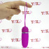 Ovetto vibrante in silicone fucsia telecomandato senza fili 9,2 x 2,8 cm. - 2