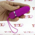 Ovetto vibrante in silicone fucsia telecomandato senza fili 9,2 x 2,8 cm. - 1