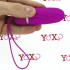 Ovetto vibrante in silicone fucsia telecomandato senza fili 9,2 x 2,8 cm. - 0