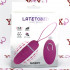 Ovetto vibrante in silicone fucsia telecomandato senza fili 9,2 x 2,8 cm. - 5