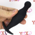 Cuneo Anale Vibrante in Puro Silicone Nero da Passeggio 11,7 x 3,2 cm. - 2