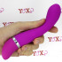 Vibratore Fucsia in Silicone 18,7 x 3,5 cm. - 0