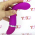 Vibratore Fucsia in Silicone 18,7 x 3,5 cm. - 4