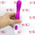 Vibratore rabbit con sfera rotante in silicone fucsia 20 x 3 cm. - 2