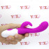 Vibratore rabbit con sfera rotante in silicone fucsia 20 x 3 cm. - 3