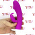 Vibratore Rabbit Fucsia in Silicone Ricaricabile con USB 18 x 3,4 cm. - 1