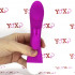 Vibratore Rabbit Fucsia in Silicone Ricaricabile con USB 18 x 3,4 cm. - 2