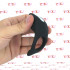 Hunter - Anello Vibrante in Silicone con Stimolatore Clitoride e Perineo Nero - 1