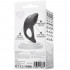 Hunter - Anello Vibrante in Silicone con Stimolatore Clitoride e Perineo Nero - 7