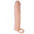 Guaina Allunga Pene +5 cm. con Anello Testicoli color Carne 17 x 3,6 cm. - 0