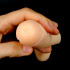 Guaina allunga pene +6 cm. con anello testicoli color carne 15,5 x 3,6 cm. - 3