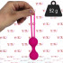 Fitty 2 - Sfere Vaginali Oscillanti da 52 g. in Puro Silicone 7 x 2,8 cm. Fucsia - 0