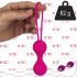 Fitty 3 - Sfere Vaginali Oscillanti da 62 g. in Puro Silicone 8 x 3 cm. Fucsia - 1