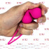 Fitty 3 - Sfere Vaginali Oscillanti da 62 g. in Puro Silicone 8 x 3 cm. Fucsia - 3