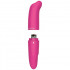 Mini vibratore Punto G rosa 13 x 2,5 cm. - 5