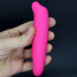 Mini vibratore Punto G rosa 13 x 2,5 cm. - 2