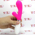 Omaggio Vibratore rabbit in silicone rosa 21,6 x 3,4 cm. - 2