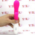 Vibratore rabbit in silicone rosa 21,6 x 3,4 cm. - 3