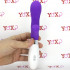 Vibratore rabbit in silicone viola 21,6 x 3,4 cm. - 4