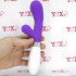 Vibratore rabbit in silicone viola 21,6 x 3,4 cm. - 3