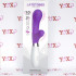 Vibratore rabbit in silicone viola 21,6 x 3,4 cm. - 5