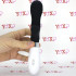 Vibratore rabbit in silicone nero 21,6 x 3,4 cm. - 3
